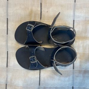 Navy Saltwater Sandals